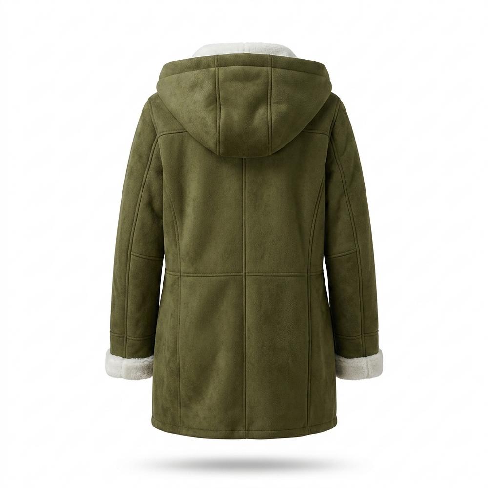 Lederjacken Outlet24 - Tudos | Gefütterter Wildleder Mantel Damen