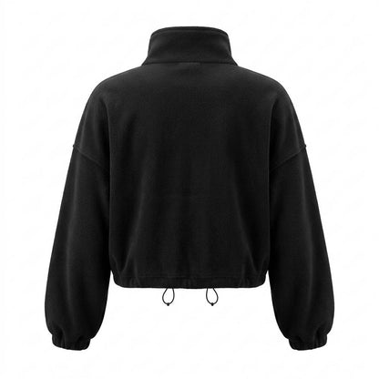 Lederjacken Outlet24 - Eapem | Hochgeschlossen Kurzgeschnitten Jacke Damen