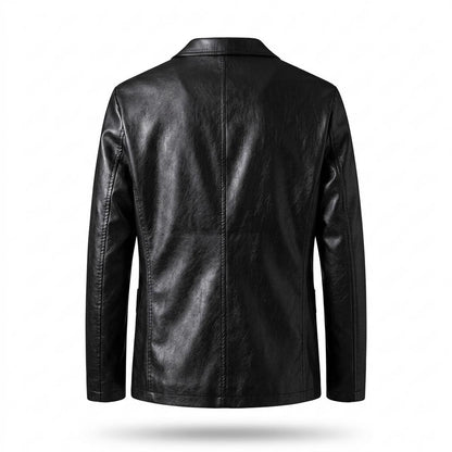 Lederjacken Outlet24 - Dapit | Gefüttert Geknöpft Lederjacke Herren