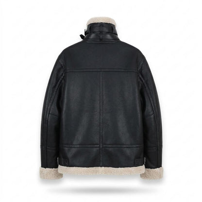 Lederjacken Outlet24 - Lefok | Gefüttert Hochschließend Lederjacke Herren
