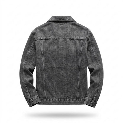 Lederjacken Outlet24 - Savek | Geknöpft Gewaschen Jacke Herren