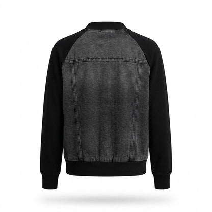 Lederjacken Outlet24 - Dobik | Kombinierte Zweifarbige Jacke Damen