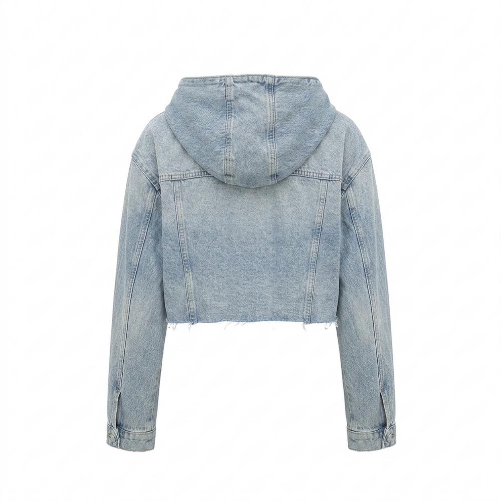 Lederjacken Outlet24 - Yefun | Kurzgeschnittene Geknöpfte Jacke Damen