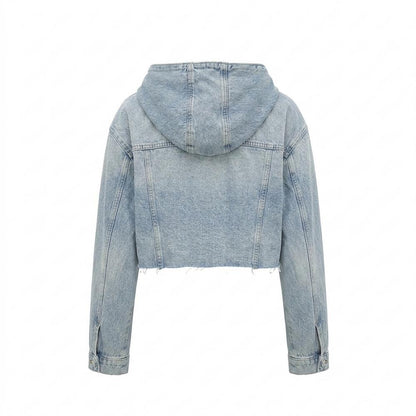 Lederjacken Outlet24 - Yefun | Kurzgeschnittene Geknöpfte Jacke Damen