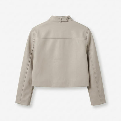 Lederjacken Outlet24 - Rugok | Kurze Taillierte Jacke Damen