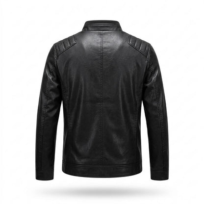 Lederjacken Outlet24 - Aahet | Gesteppte Gefütterte Lederjacke Herren