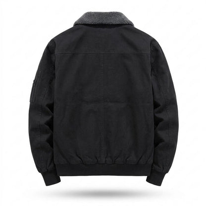 Lederjacken Outlet24 - Muwur | Gefütterte Flieger Jacke Herren