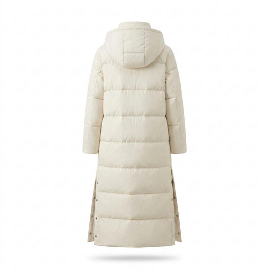 Lederjacken Outlet24 - Aikik | Wattierter Langgeschnittener Mantel Damen