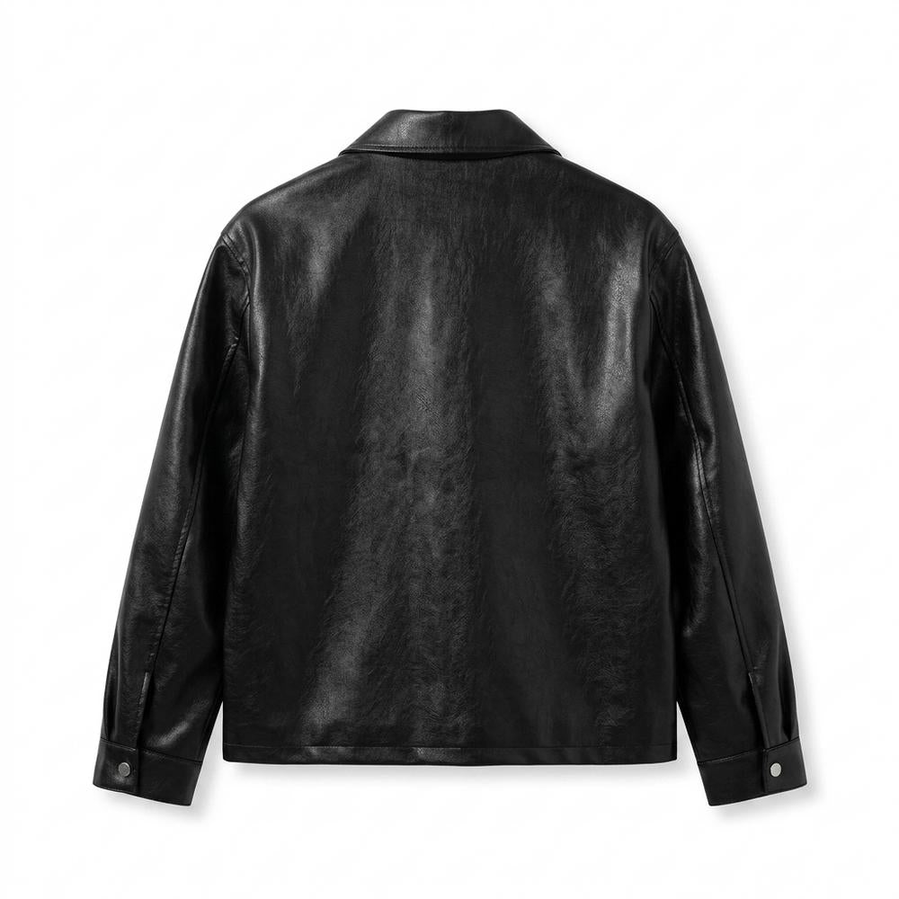 Lederjacken Outlet24 - Sipad | Genarbt Gekragt Lederjacke Herren