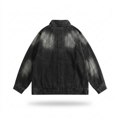 Lederjacken Outlet24 - Lanon | Gewaschene Hochgeschlossene Jacke Unisex