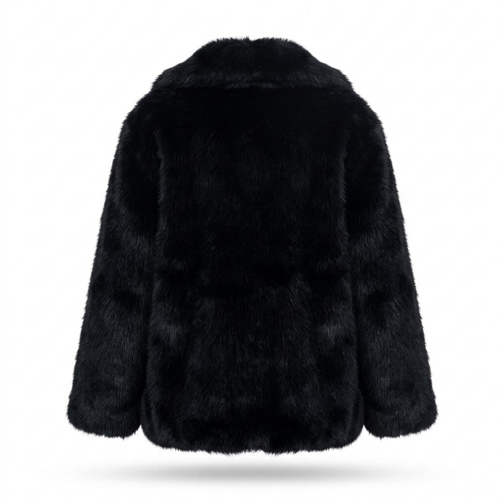 Lederjacken Outlet24 - Zosud | Plüschiger Gefütterter Mantel Damen