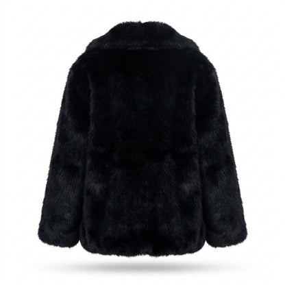 Lederjacken Outlet24 - Zosud | Plüschiger Gefütterter Mantel Damen