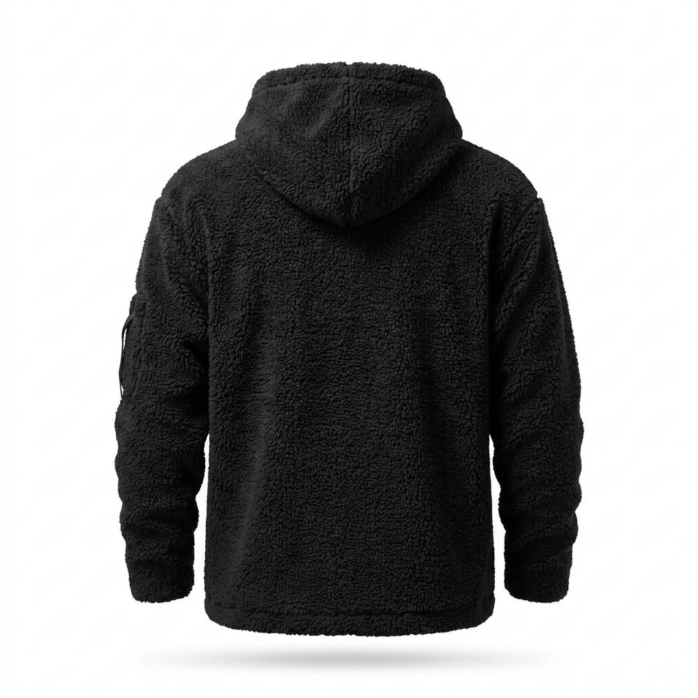 Lederjacken Outlet24 - Vizev | Teddyfleece Kapuzen Jacke Herren
