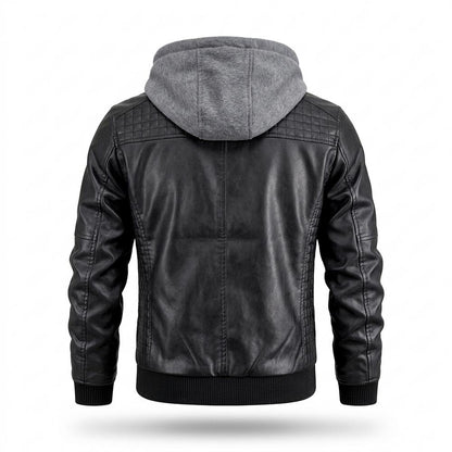 Lederjacken Outlet24 - Aipad | Gefüttert Gesteppt Lederjacke Herren
