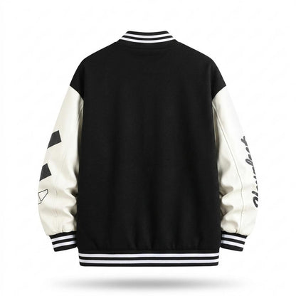 Lederjacken Outlet24 - Kavet | Geknöpft Bestickt Jacke Unisex