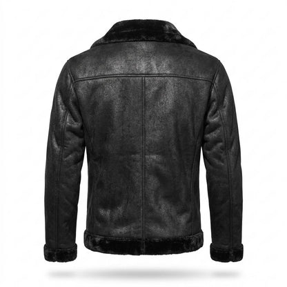 Lederjacken Outlet24 - Serat | Gefüttert Asymmetrisch Jacke Herren