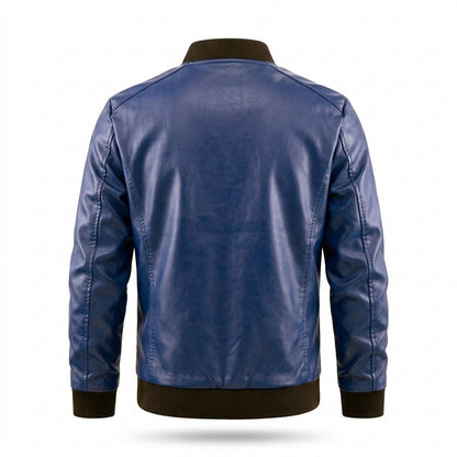 Lederjacken Outlet24 - Sulan | Gefütterte Reißverschluss Lederjacke Herren
