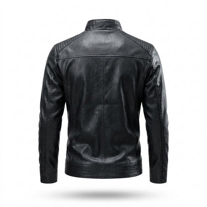 Lederjacken Outlet24 - Lakot | Gefüttert Tailliert Lederjacke Herren