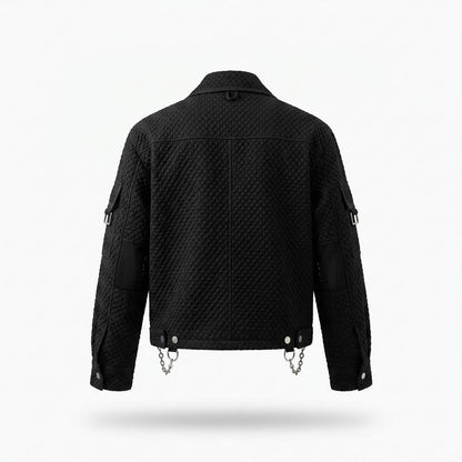 Lederjacken Outlet24 - Cefun | Gesteppt Kurzgeschnitten Jacke Unisex