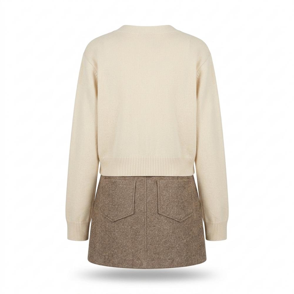 Lederjacken Outlet24 - Tovet | Feingestrickter Geknöpfter Cardigan Damen