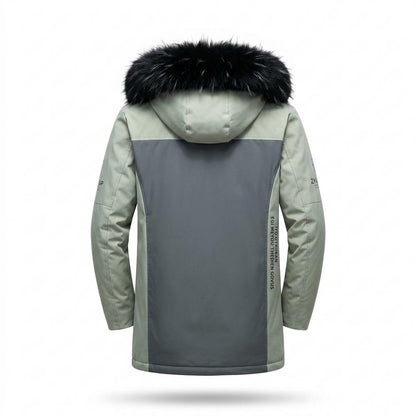 Lederjacken Outlet24 - Nufik | Gefütterter Winter Mantel Herren