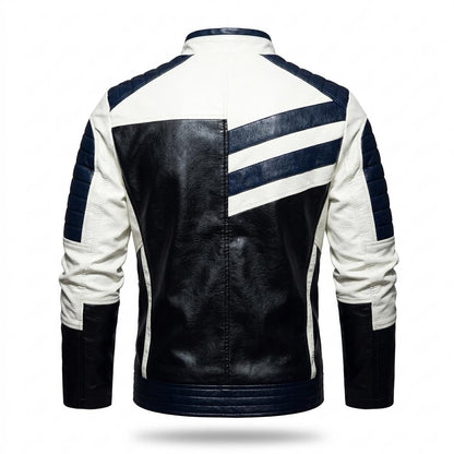 Lederjacken Outlet24 - Mubem | Mehrfarbig Gesteppt Lederjacke Herren