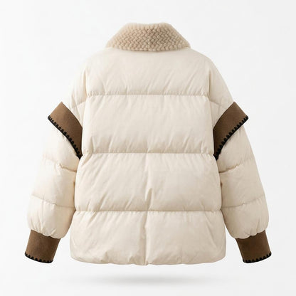 Lederjacken Outlet24 - Mifom | Gesteppt Tailliert Jacke Damen
