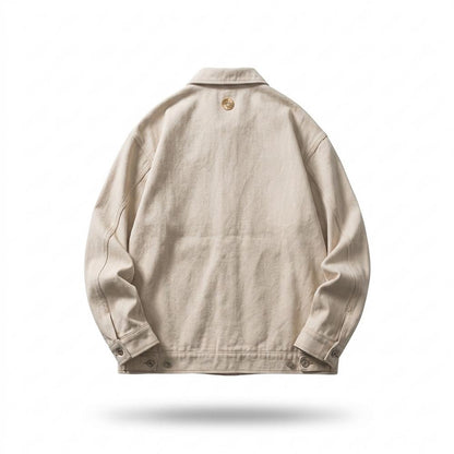 Lederjacken Outlet24 - Eisat | Bestickt Geknöpft Jacke Unisex