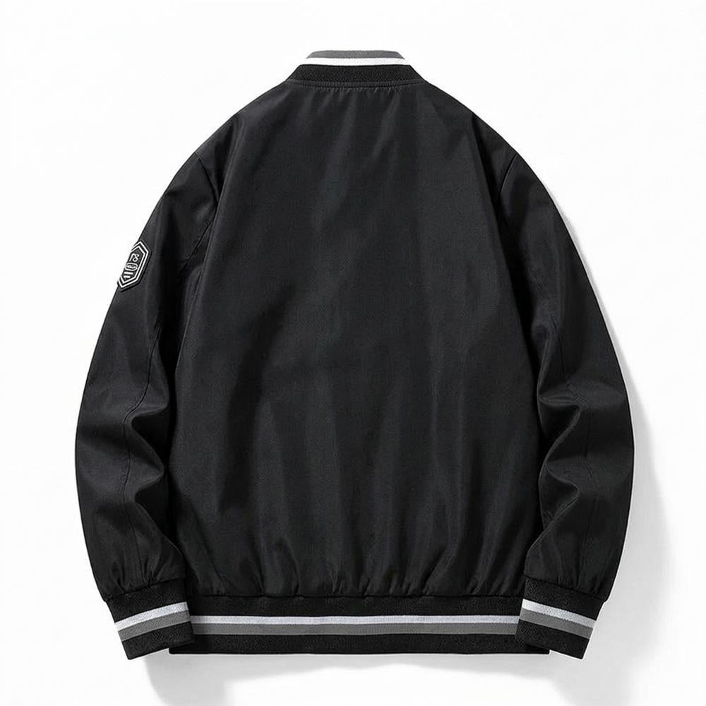 Lederjacken Outlet24 - Yasev | Gestreifte Langärmlige Jacke Herren