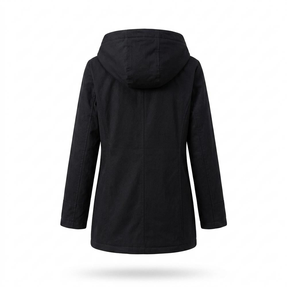 Lederjacken Outlet24 - Zuget | Gefütterte Kapuzen Jacke Damen