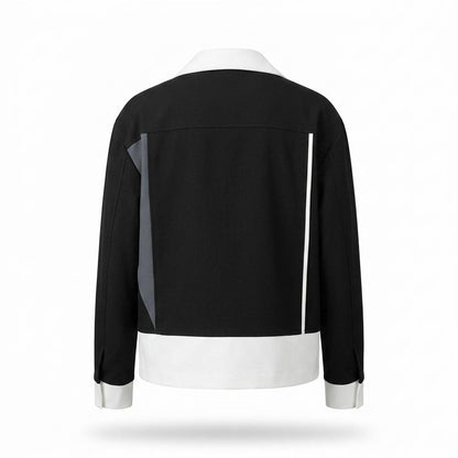 Lederjacken Outlet24 - Eibud | Mehrfarbig Gefüttert Jacke Unisex
