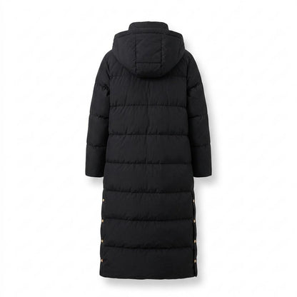 Lederjacken Outlet24 - Coniv | Gefütterter Langgeschnittener Mantel Damen