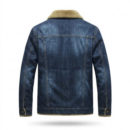 Lederjacken Outlet24 - Yufak | Gefütterte Jeans Jacke Herren