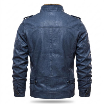 Lederjacken Outlet24 - Cehim | Gefüttert Gesteppt Lederjacke Herren