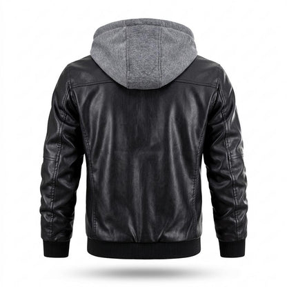 Lederjacken Outlet24 - Tovar | Gefütterte Gesteppte Lederjacke Herren
