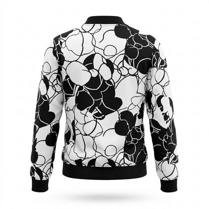 Lederjacken Outlet24 - Mogar | Gemustert Langärmlig Jacke Damen
