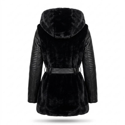 Lederjacken Outlet24 - Duzov | Tailliert Gesteppt Jacke Damen