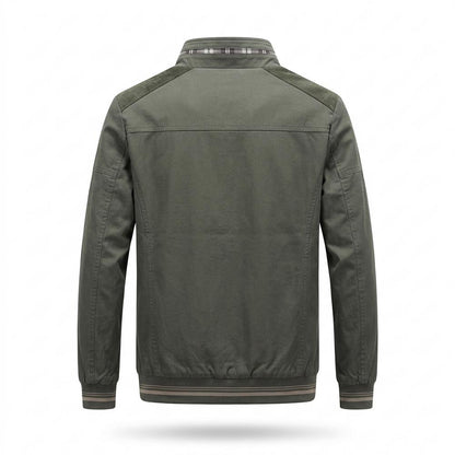 Lederjacken Outlet24 - Relam | Gefütterte Gerippte Jacke Herren
