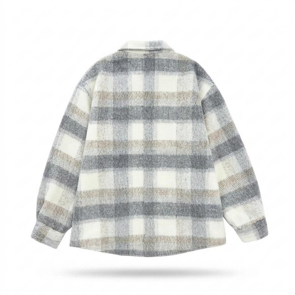 Lederjacken Outlet24 - Morik | Kariert Strukturiert Jacke Unisex
