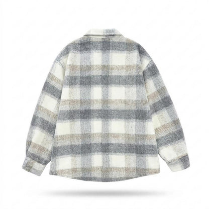 Lederjacken Outlet24 - Morik | Kariert Strukturiert Jacke Unisex