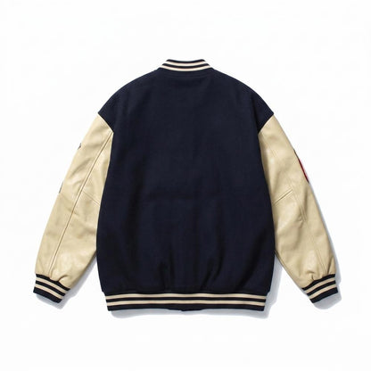 Lederjacken Outlet24 - Kimiv | Bestickt Zweifarbig Jacke Unisex