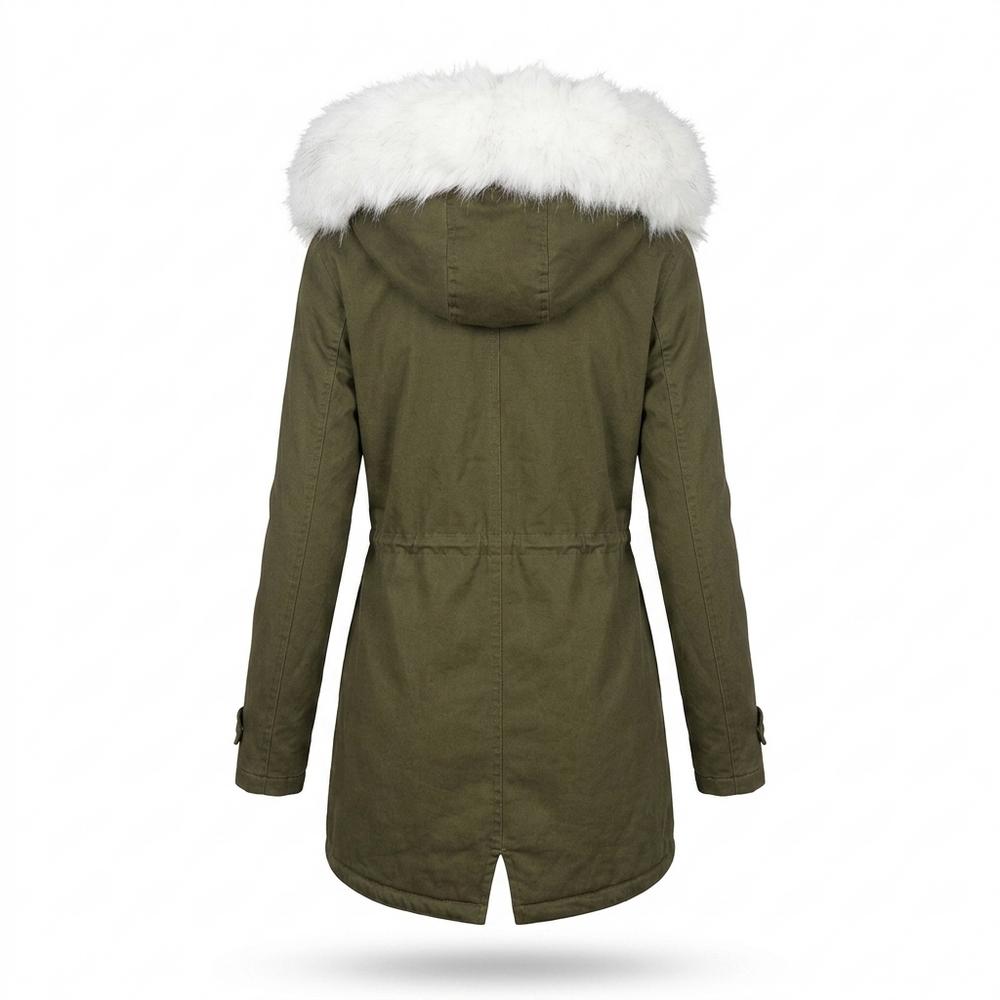 Lederjacken Outlet24 - Yever | Gefütterter Taillierter Mantel Damen