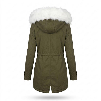 Lederjacken Outlet24 - Yever | Gefütterter Taillierter Mantel Damen