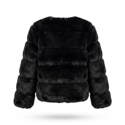 Lederjacken Outlet24 - Nases | Wattiert Kragenlos Jacke Damen
