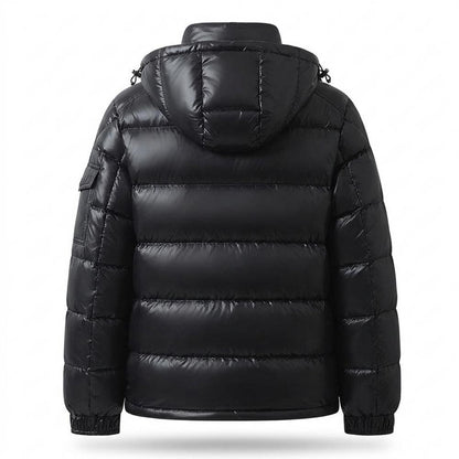 Lederjacken Outlet24 - Didud | Wattierte Glänzende Jacke Unisex