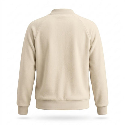 Lederjacken Outlet24 - Zufer | Reißverschluss Sweatstoff Jacke Damen