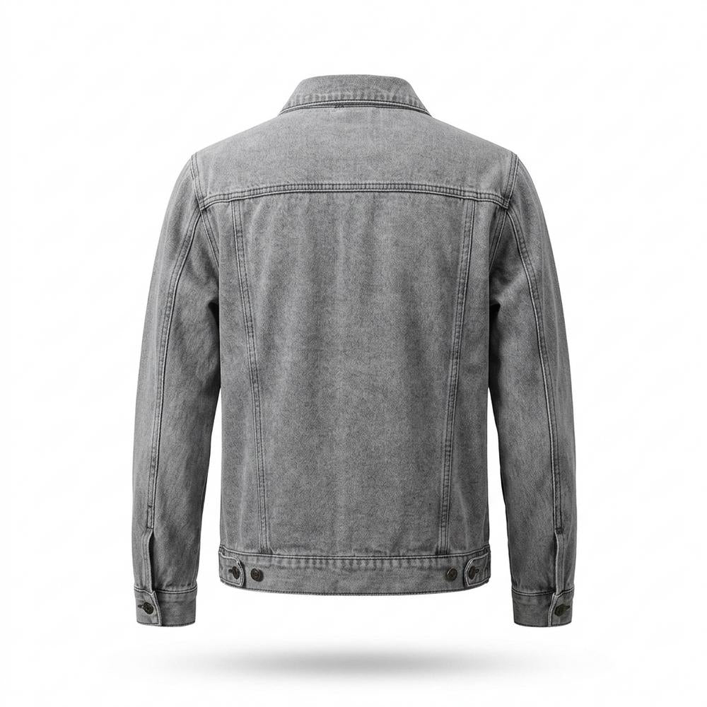Lederjacken Outlet24 - Sebun | Gewaschene Jeans Jacke Herren