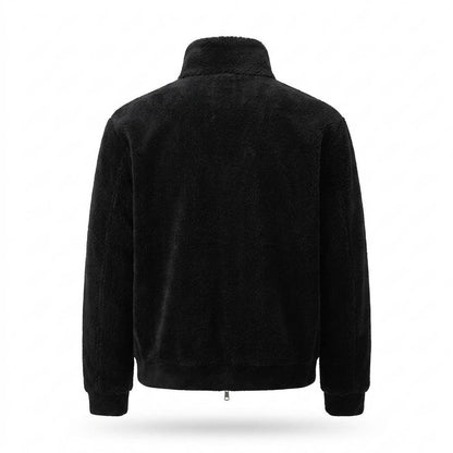 Lederjacken Outlet24 - Lolil | Reißverschluss Fleece Jacke Herren