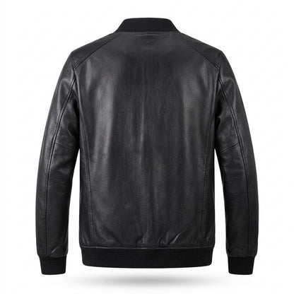 Lederjacken Outlet24 - Zuzad | Genarbte Gefütterte Lederjacke Herren