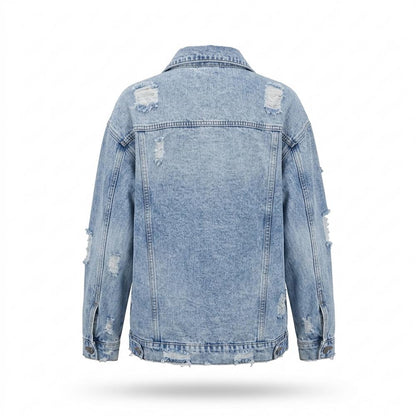 Lederjacken Outlet24 - Aopas | Used-Look Oversize Jacke Damen